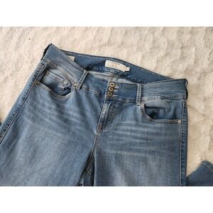 Torrid Jeggings 18R First At Fit‎ Medium Wash High Waist Denim Stretch Skinny